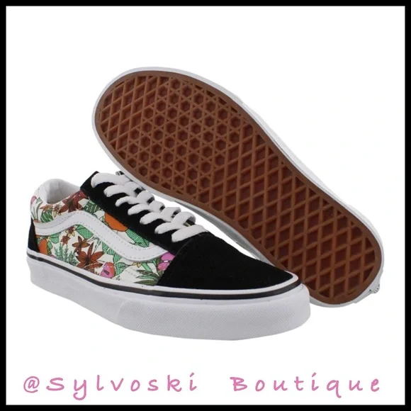 🌴 VANS OLD SKOOL IN Women – Multi Tropic/Black/True White NWT - Picture 2 of 8